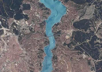 Yerli uydu RASAT İstanbul'u böyle görüntüledi