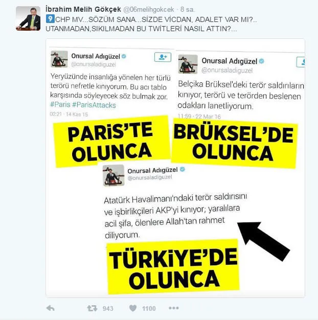 CHP'li vekilden saldırı sonrası skandal paylaşım - 1