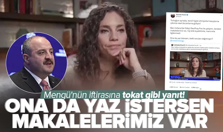 Bakan Varank’tan Mengü’ye tokat gibi yanıt