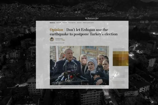 Batı’nın tetikçileri muhalefetle ağız birliği yaptı! Washington Post’tan skandal ’Başkan Erdoğan’ haberi: Seçimi ertelemesine izin vermeyin