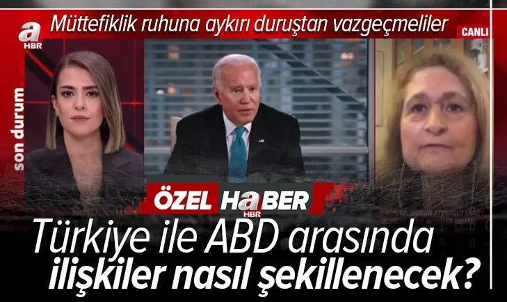 Türkiye ile ABD arasında ilişkiler nasıl şekillenecek? Prof. Dr. Nurşin Ateşoğlu Güney A Haber’de yeni dönemi değerlendirdi