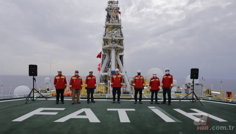 O müjde bu gemiden geldi! A Haber Fatih Sondaj Gemisi’nde 11