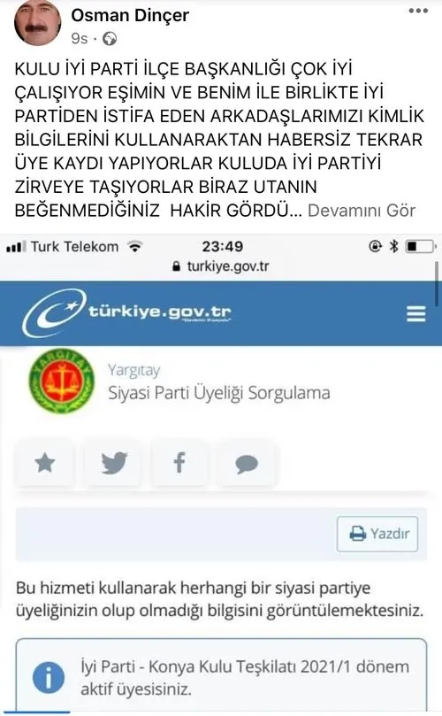 İYİ Parti'de üye skandalı! Partiden istifa eden başkan deşifre etti: Utanmaz adamlar - 2