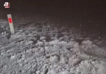 Bartın'da kar yağışı devam ediyor