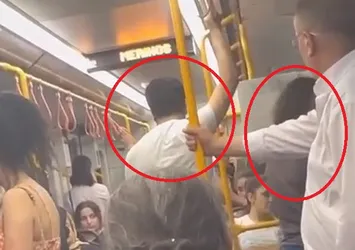 Metroda kocasını sevgilisiyle yakaladı! Çileden çıktı: O eve giremeyeceksin bir daha