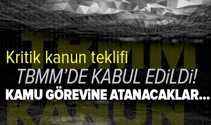 Güvenlik Soruşturması ve Arşiv Araştırması Kanunu Teklifi TBMM'de kabul edildi | Son dakika gündem haberleri...