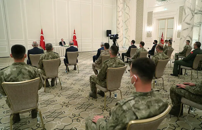 Son dakika: Başkan Erdoğan, Azerbaycan Görev Grubu'ndaki askerleri kabul etti - 2