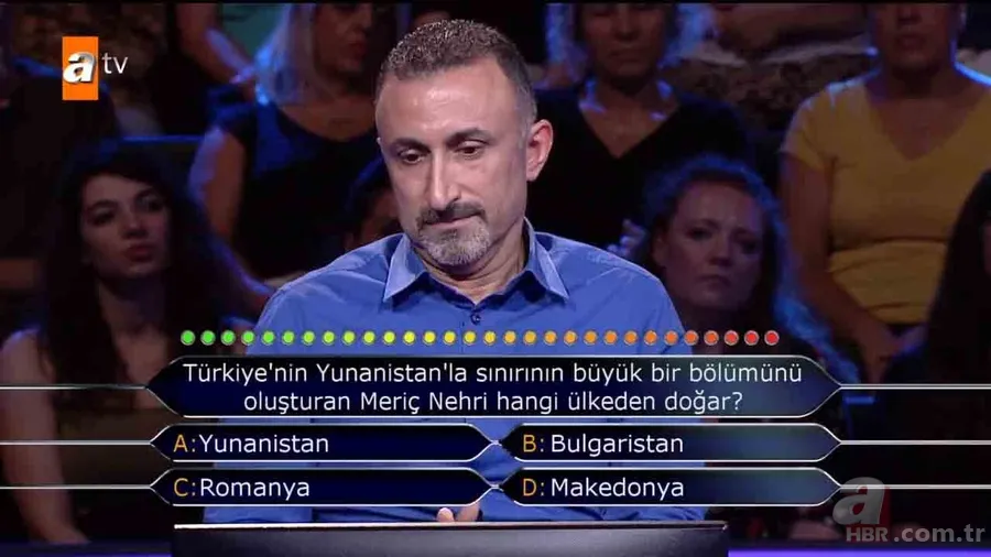 Milyoner tarihine geçen cevap! Kim Milyoner Olmak İster 833.yeni bölüm soru ve cevapları! 11