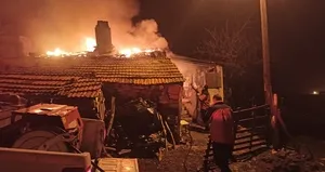 Balıkesir’de tek katlı evde yangın! 1 yaralı