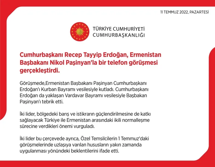 turkiye-ermeni-vakiflar-birliginden-erdogan-pasinyan-gorusmesine-destek-dunyada-barisa-dair-umutlari-yesertti-1657651758433.jpg Türkiye Ermeni Vakıflar Birliğinden Erdoğan-Paşinyan görüşmesine destek: "Dünyada barışa dair umutları yeşertti" - 5