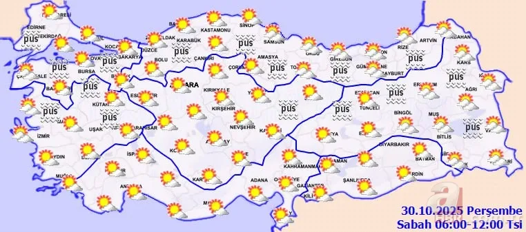 30 Ekim hava durumu raporu | Pastırma yazı kuraklıkla geldi: Türkiye’de yağışsız günler başlıyor! Sıcaklıklar fırlayacak 10