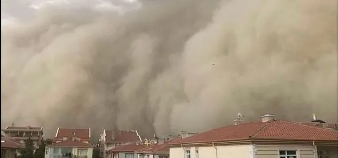 Ankara’da kum fırtınası görüntüleri! Kum fırtınası nasıl oluşur? Kum fırtınası neden olur?