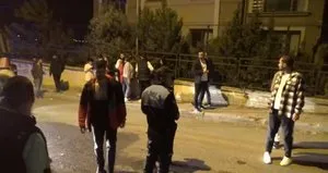 6 katlı binada korkutan yangın!