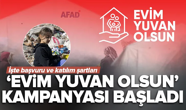Evim Yuvan Olsun kampanyası başladı