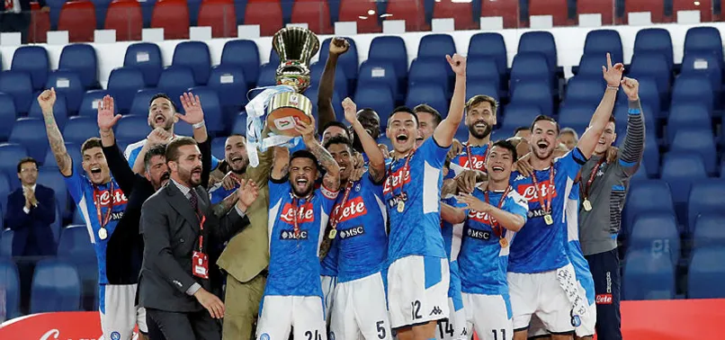 Juventus'u yenen Napoli İtalya Kupası'nı kazandı