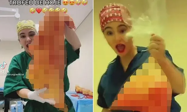 Brezilyalı doktor hastalarından 'Çıkan' et parçalarıyla dans etti - 3