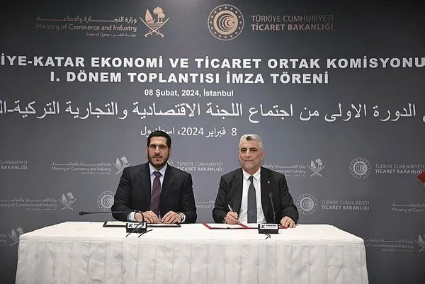 Türkiye ile Katar arasında ticaret protokolü imzalandı! Yatırımlar 10 milyar dolara ulaştı