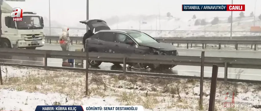 İstanbul’da yoğun kar! A Haber yağışın etkili olduğu ilçelerde 6