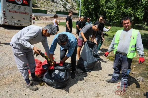 Antalya'nın içme suyunu karşılıyor! Kırkgöz'den çıkanlar şoke etti: Halıdan lastiğe... 7