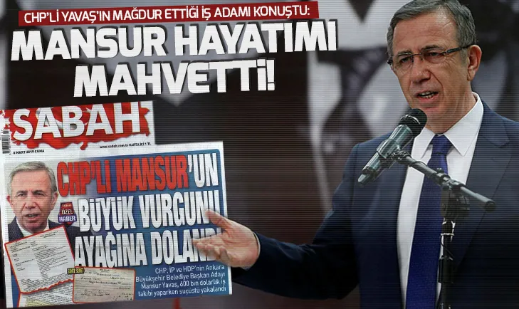 Necmettin Kesgin: Mansur Yavaş sahte senetle hayatımı mahvetti