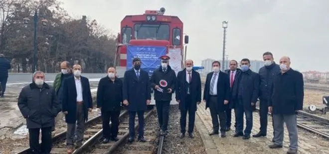 Türkiye’den Çin’e giden ilk İhracat Treni Erzurum’da