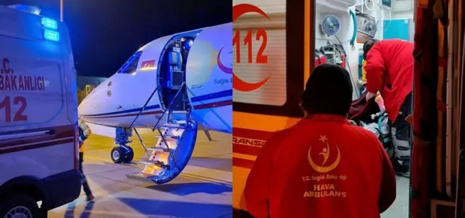 Ambulans uçak 50 günlük bebek için havalandı! Bakan Koca son durumunu paylaştı