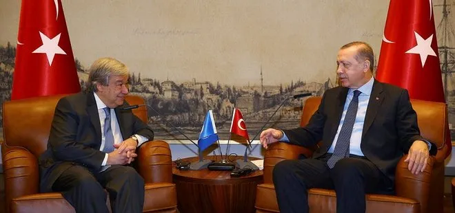 İbrahim Kalın, Erdoğan-Guterres görüşmesinin detaylarını açıkladı