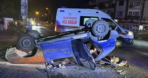 Korkunç kaza! 2 yaralı var