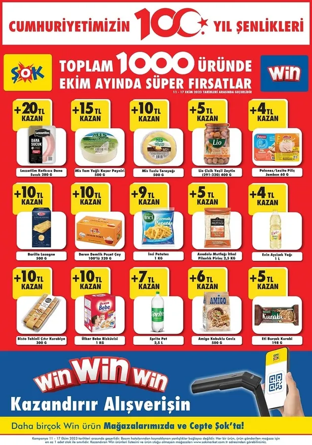 ŞOK 14 Ekim aktüel ürünler kataloğu! ŞOK’ta Bebek ürünleri, Beyaz eşya, gıda ve daha binlerce ürün yüzde 50’ye varan indirimle satılıyor