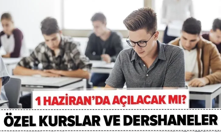 Son Dakika Ozel Kurslar Ne Zaman Acilacak 1 Haziran Da Ozel Kurslar Ve Dershaneler Acilacak Mi