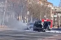 Kiev merkezde çatışma çıktı iddiası! 2 araçta yangın çıktı