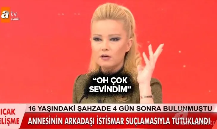 4 gün sonra Müge Anlı'da bulunan Şahzade'nin davasında karar verildi! Müge Anlı: Oh çok sevindim