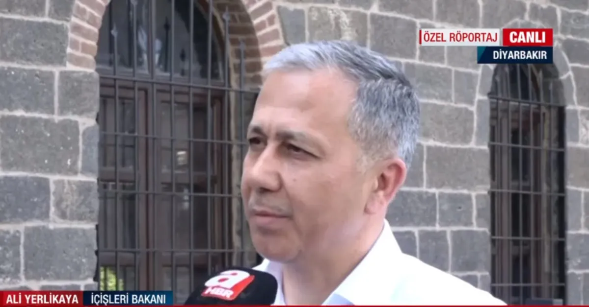 İçişleri Bakanı Ali Yerlikaya A Haber'de