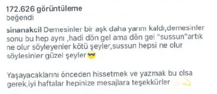 Sinan Akçıl ayrılığa 20 gün dayanabildi! - 2