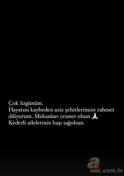 Türkiye'nin şehit acısı! Ünlü isimlerden peş peşe paylaşımlar geldi: "Yarınlar var olsun diye yarınlarından vazgeçen yiğitler” 2