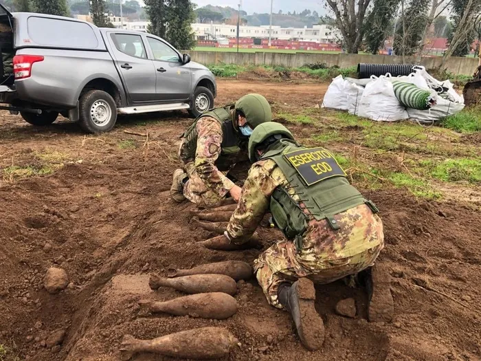 AS Roma tesislerinde 2.Dünya Savaşı’ndan kalma 15 adet bomba bulundu