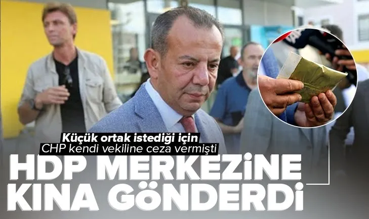 CHP’li Özcan HDP’ye kına gönderdi