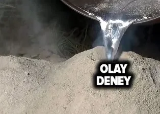 Karınca yuvasına alüminyum döktü! Çıkan sonuç herkesi şaşırttı...