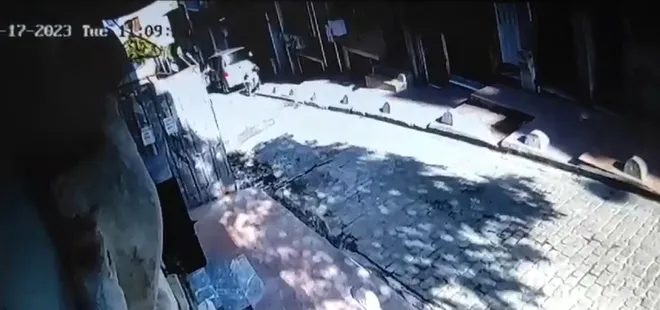 4 yaşındaki çocuğun mucize kurtuluşu! O anlar kameraya yansıdı