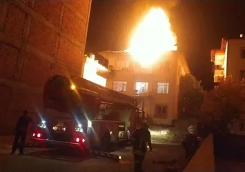 Çorum'da korkutan yangın