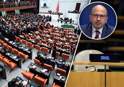 10 gün arayla iki benzer görüntü: Başkan Erdoğan kürsüye çıktı, Yeni Parti heyeti salonu terk etti! Tavır akıllara İsrail'i getirdi