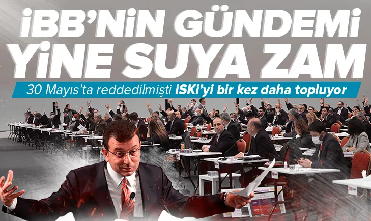 CHPli İBBnin gündemi yine suya zam