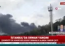 İstanbulda askeri alanda korkutan yangın!