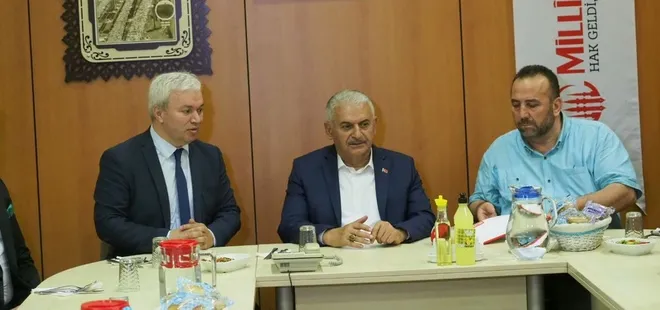 Binali Yıldırım’dan Milli Gazete’ye ziyaret