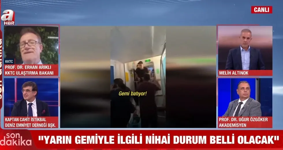 KKTC Ulaştırma Bakanı Arıklı A Haber'de: Gemi işletmesinin tüm izinleri iptal edildi - 1