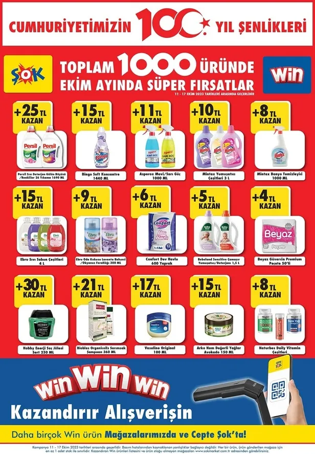 ŞOK 14 Ekim aktüel ürünler kataloğu! ŞOK’ta Bebek ürünleri, Beyaz eşya, gıda ve daha binlerce ürün yüzde 50’ye varan indirimle satılıyor