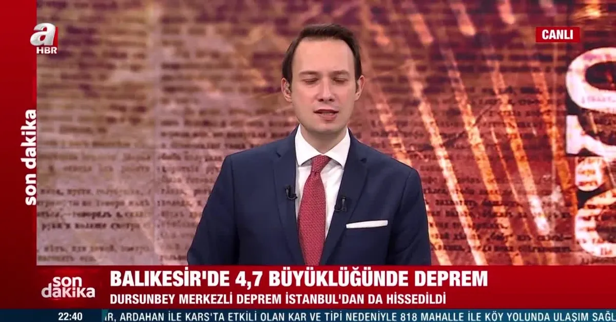 Balıkesir’de 4.7 büyüklüğünde deprem