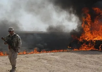 Afganistan'da 23 ton uyuşturucu imha edildi