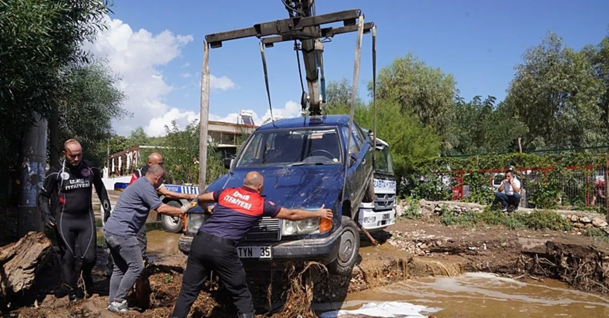 A Haber İzmir'de selin vurduğu bölgede