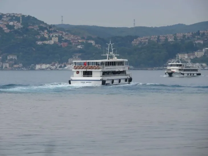 İstanbul Boğazı'na çamurlu su aktı! Havadan böyle görüntülendi